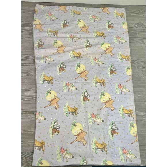 Laura Ashley Nursery Rhyme Curtain Valances Hey Diddle Cow Moon - Set of TWO! - Picture 4 of 12